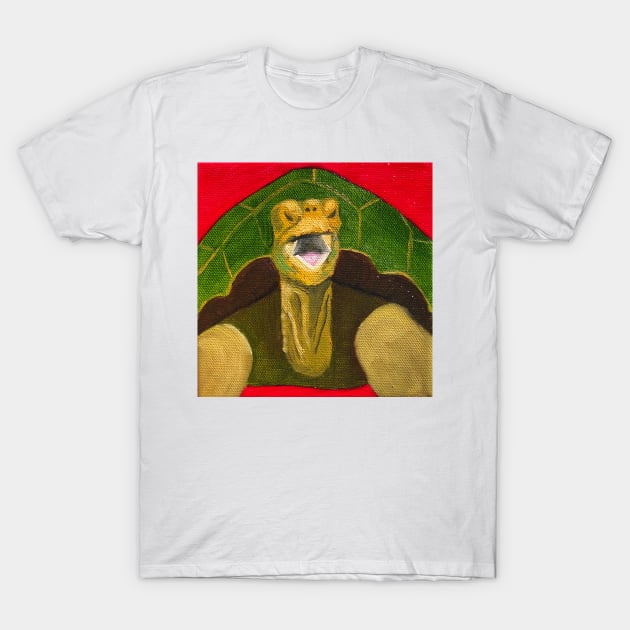 Smiling Tortoise T-Shirt by Snobunyluv